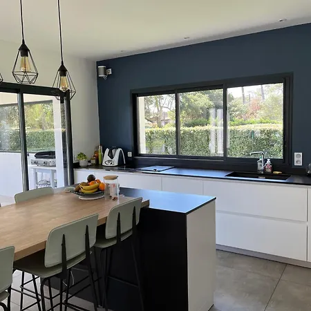 וילה Oasis Climatisee Avec Piscine Chauffee A Hossegor סורטס הוסגור