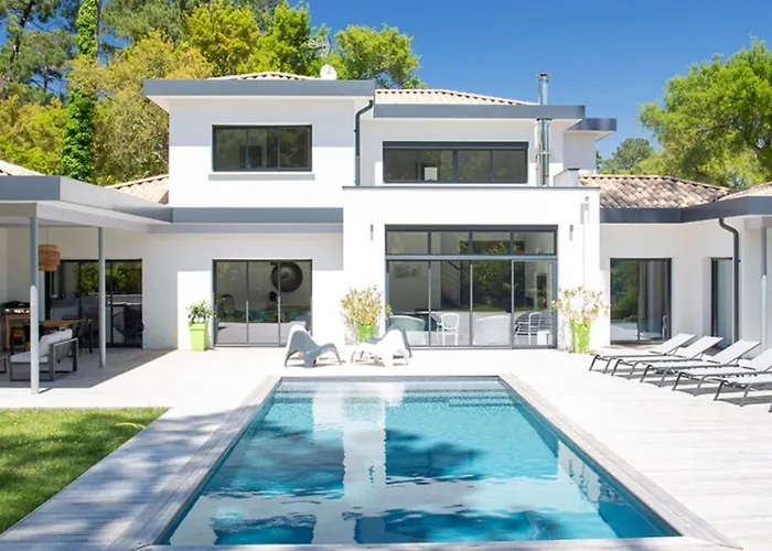 Villa Oasis Climatisée Avec Piscine Chauffée à Hossegor Soorts-Hossegor