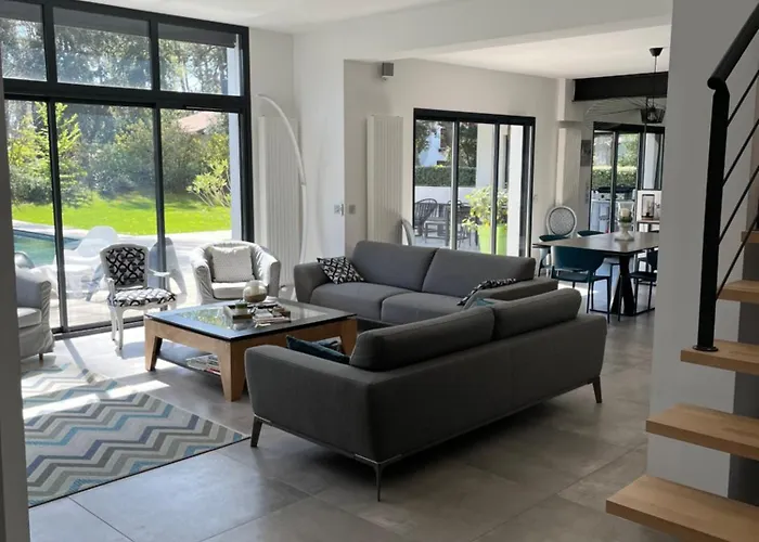 Villa Oasis Climatisée Avec Piscine Chauffée à Hossegor